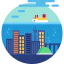 Underwater city icon 64x64
