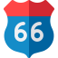 Route 66 ícono 64x64