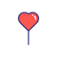 Valentine balloon 图标 64x64