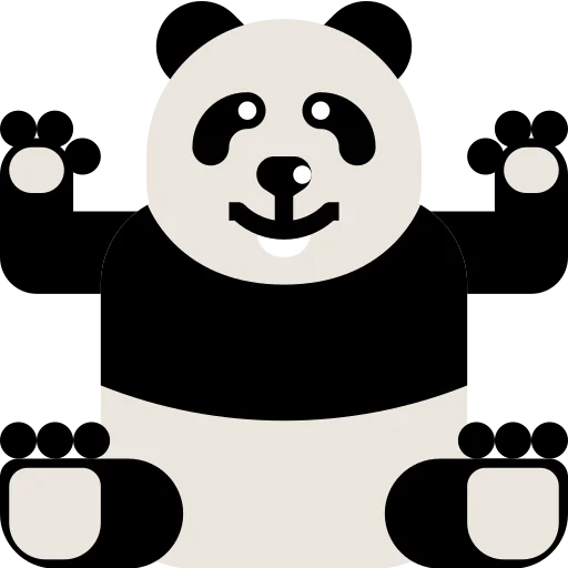 Panda bear biểu tượng