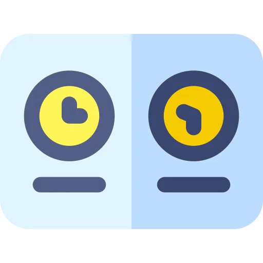 Time zone icon