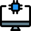 Desktop computer icon 64x64