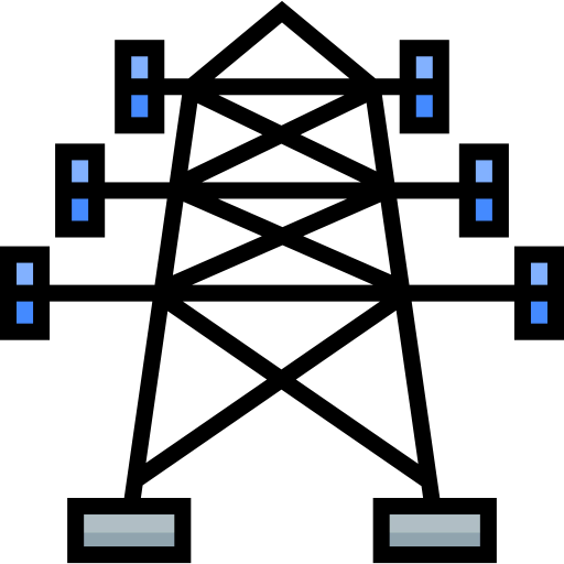 Electric tower icon