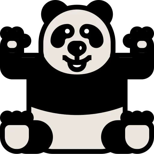 Panda bear icon
