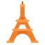 Eiffel tower icon 64x64