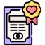 Marriage certificate icon 64x64