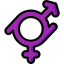 Gender fluid icon 64x64