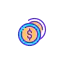 Coins icon 64x64