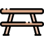 Picnic table icon 64x64