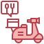 Food delivery icon 64x64