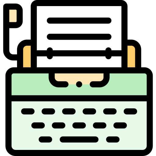 Typewriter icon