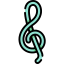 Treble clef іконка 64x64