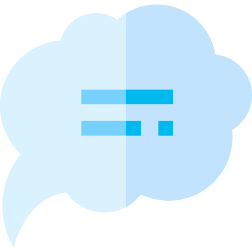 Speech bubble icône