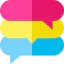 Speech bubble 상 64x64