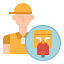 Delivery man icon 64x64