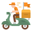 Delivery bike icon 64x64