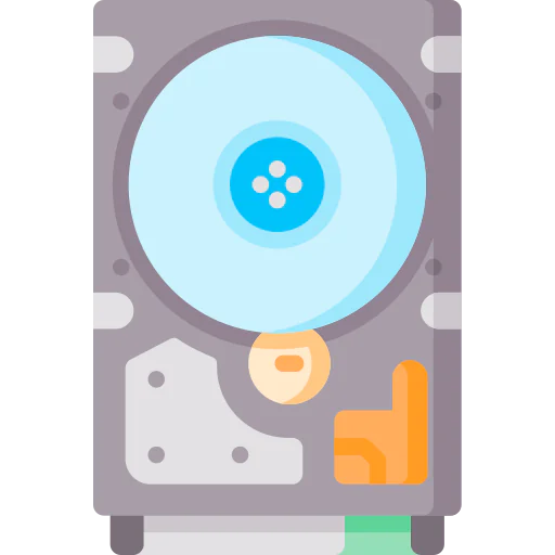 Hard disk icon