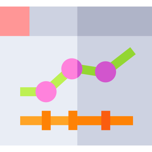Line chart icon