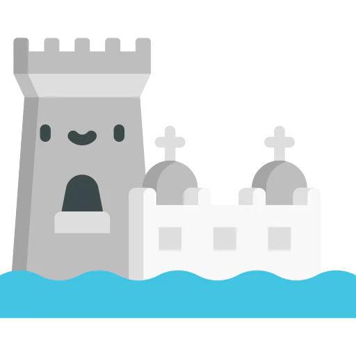 Belem tower icon