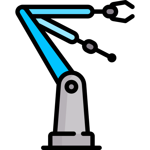 Robot arm icon