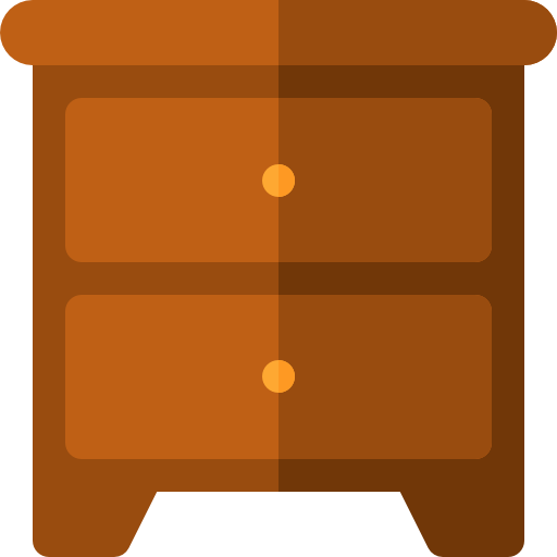 Bedside table icon