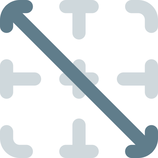 Diagonal icon