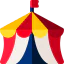 Circus tent icon 64x64