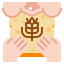 Whole wheat bread icon 64x64