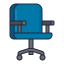 Desk chair icon 64x64