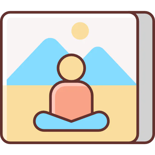 Yoga position icône