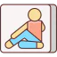 Yoga pose icon 64x64