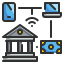 Online banking ícono 64x64