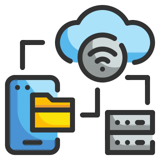 Cloud storage icon
