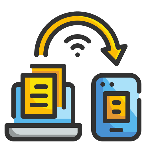 Data transfer icon