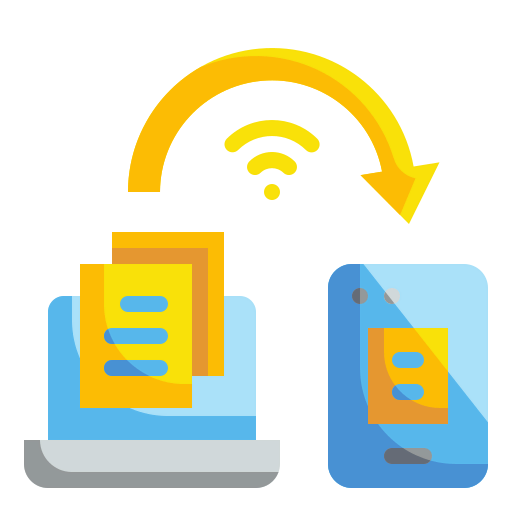 Data transfer icon