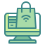 Shopping online icon 64x64