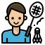 Badminton アイコン 64x64