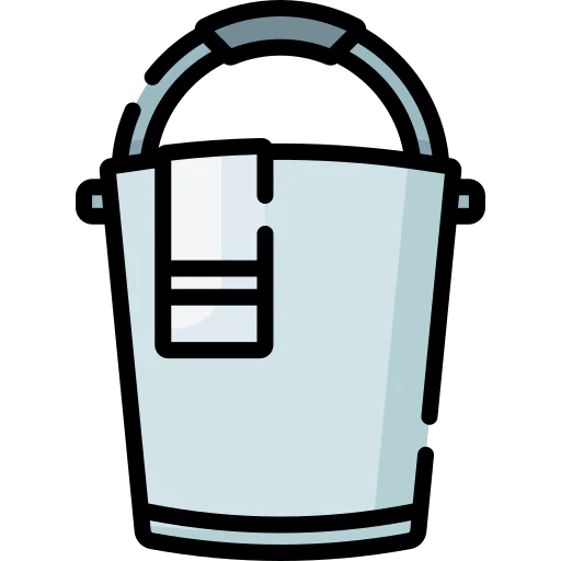 Cleaning bucket Symbol