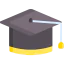 Graduation cap ícone 64x64