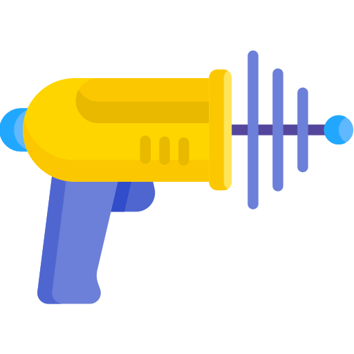 Space gun icon