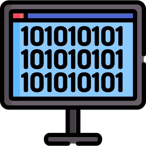 Binary code icône