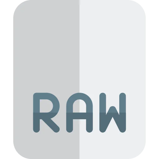 Raw format icon