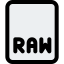 Raw format icon 64x64