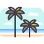 Palm trees 图标 64x64