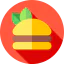 Vegan burger icon 64x64