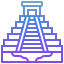 Chichen itza pyramid ícone 64x64