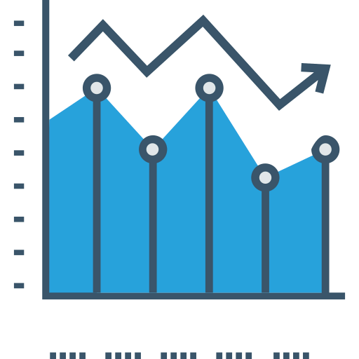 Line graph 图标