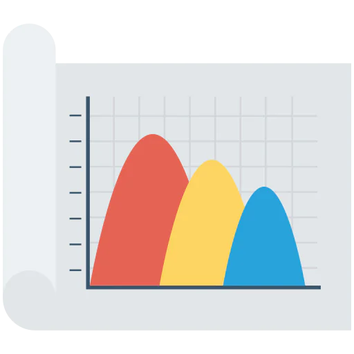 Line chart icon