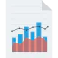 Business chart icon 64x64