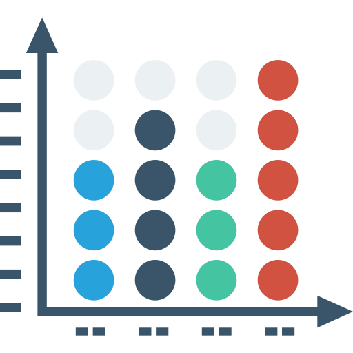 Line chart icon